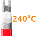 Промышленные высокотемпературные греющие кабели до 240°C